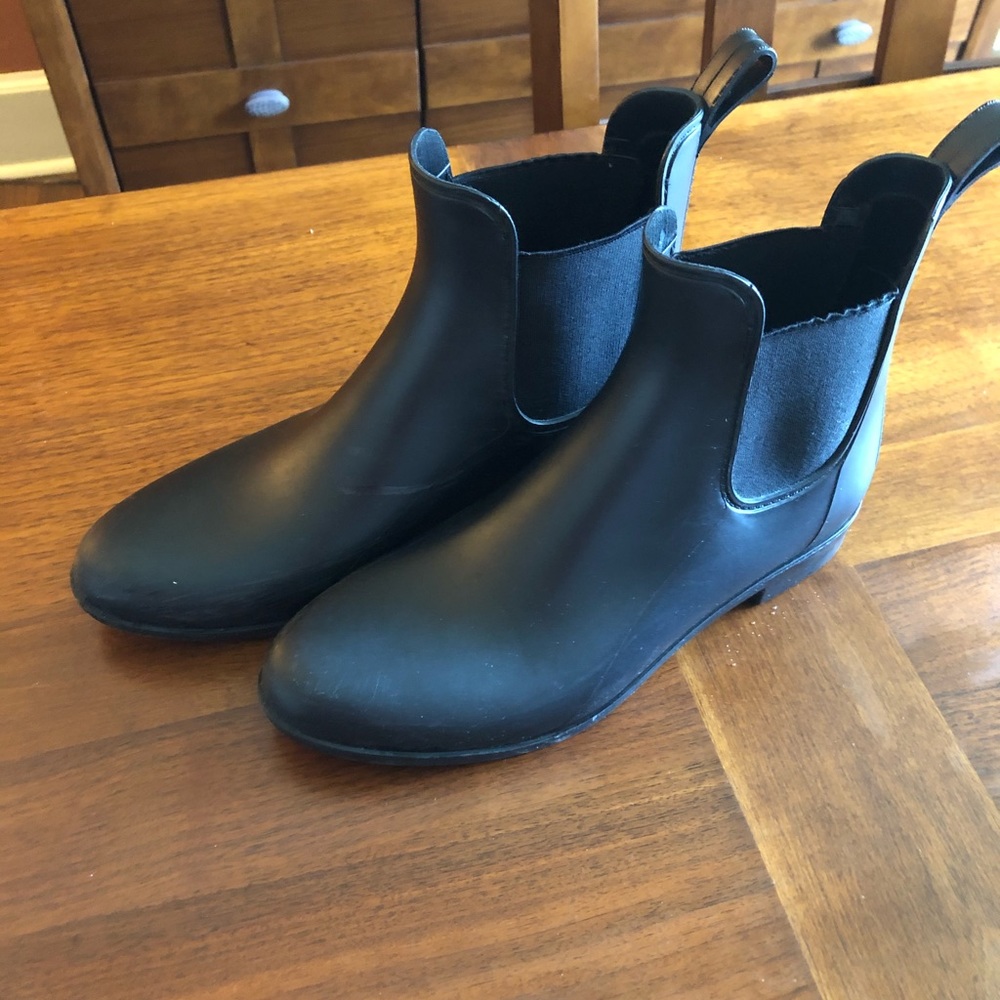 J.Crew rain boots.
